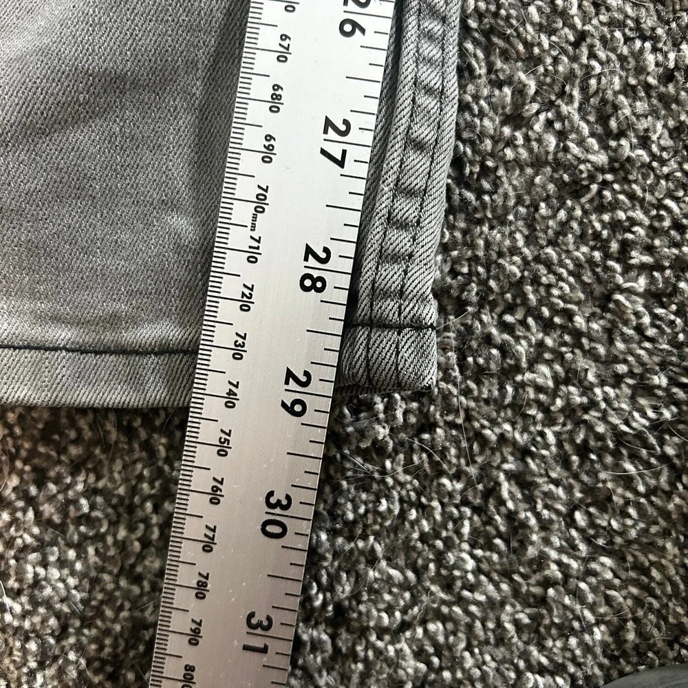 Levi's 511 Slim Fit Jeans Mens 38x32 Gray Excellent WaterLess Denim Pants